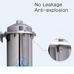 0.01um Stainless Steel Cartridges Filters Housing Uf Membrane Water Filters For Drinking