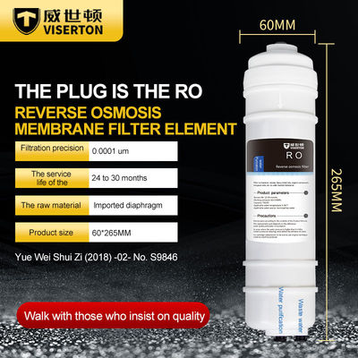 OEM Water Purifier Accessories 0.0001 Micron RO Reverse Osmosis Membrane Filter