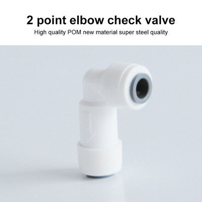 Parti di filtro dell'acqua Certificazione ROHS L Pipe Quick Connector 1/4
