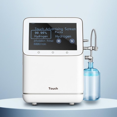 Schermo pubblicitario a contatto 99,99% Purezza Macchina per inalazione di idrogeno 6000ml/min