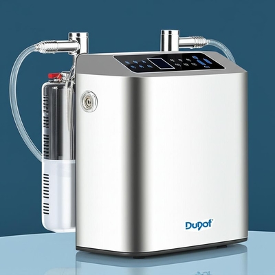 Macchina di inalazione di idrogeno personalizzabile con logo con alto flusso di 6000 ml al minuto e membrana di scambio protonico DuPont
